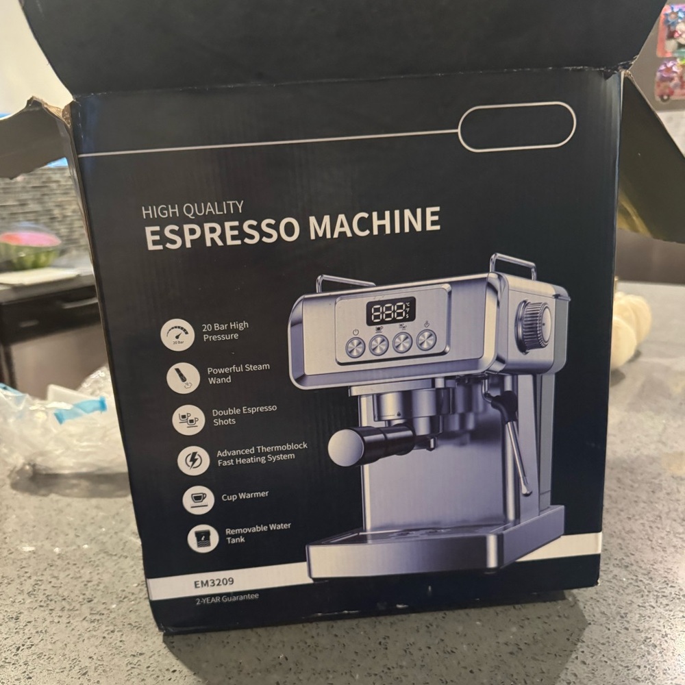 Stainless Steel espresso machine